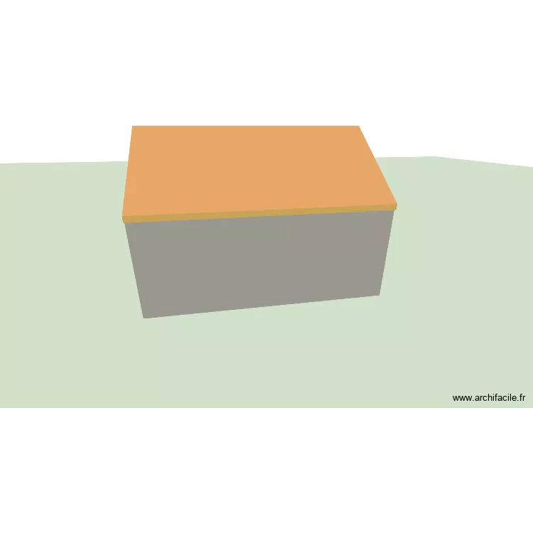 partie principale. Plan de 2  et 185 m²