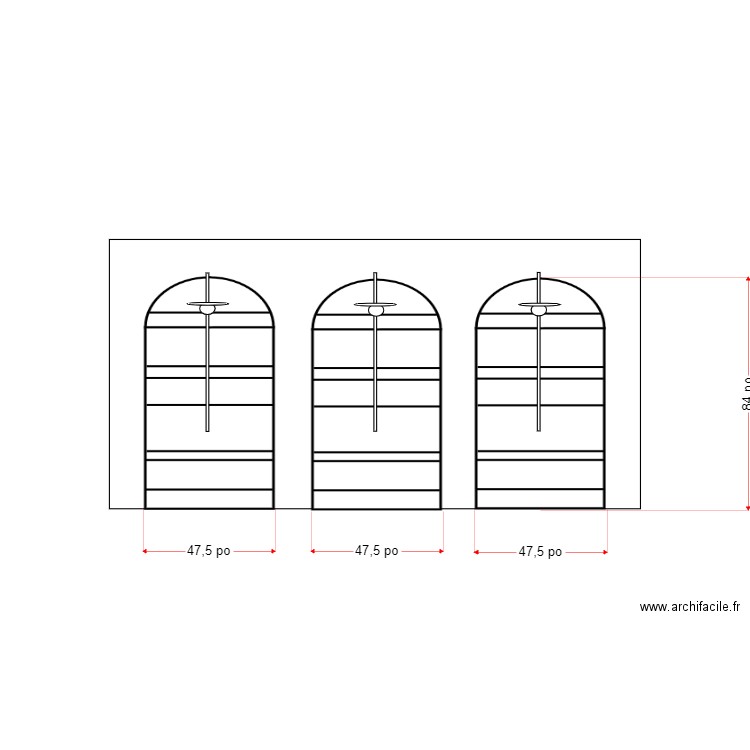 TBB Mur R Menuiserie. Plan de 0 pièce et 0 m2