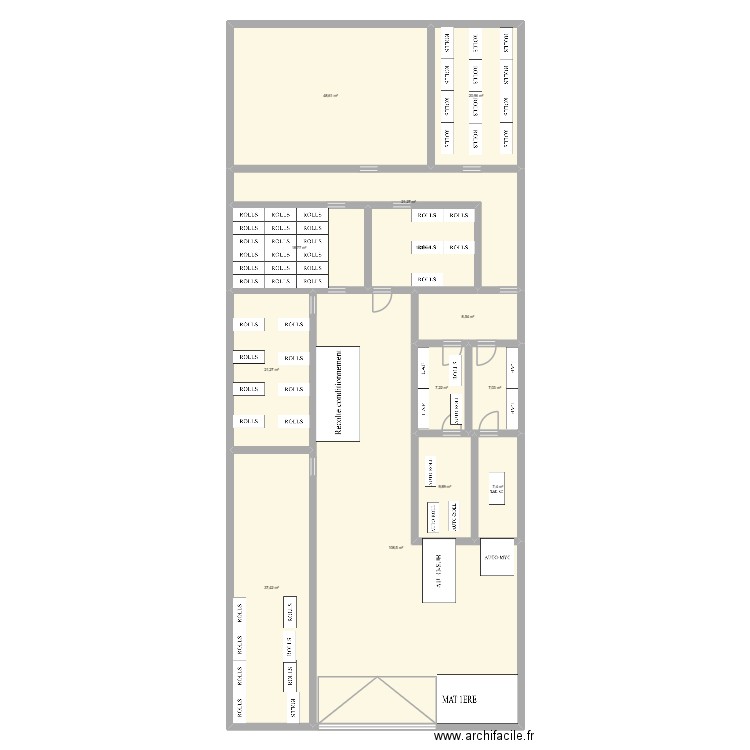 vizile 2. Plan de 13 pièces et 332 m2