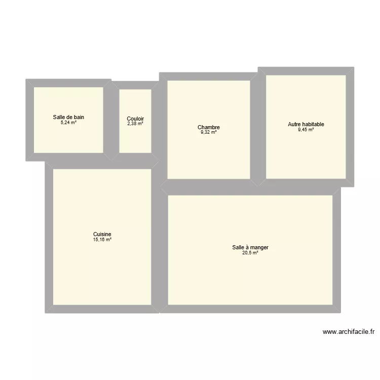 st forgeot. Plan de 9 et 97 m² st forgeot. Plan de 9 et 97 m²
