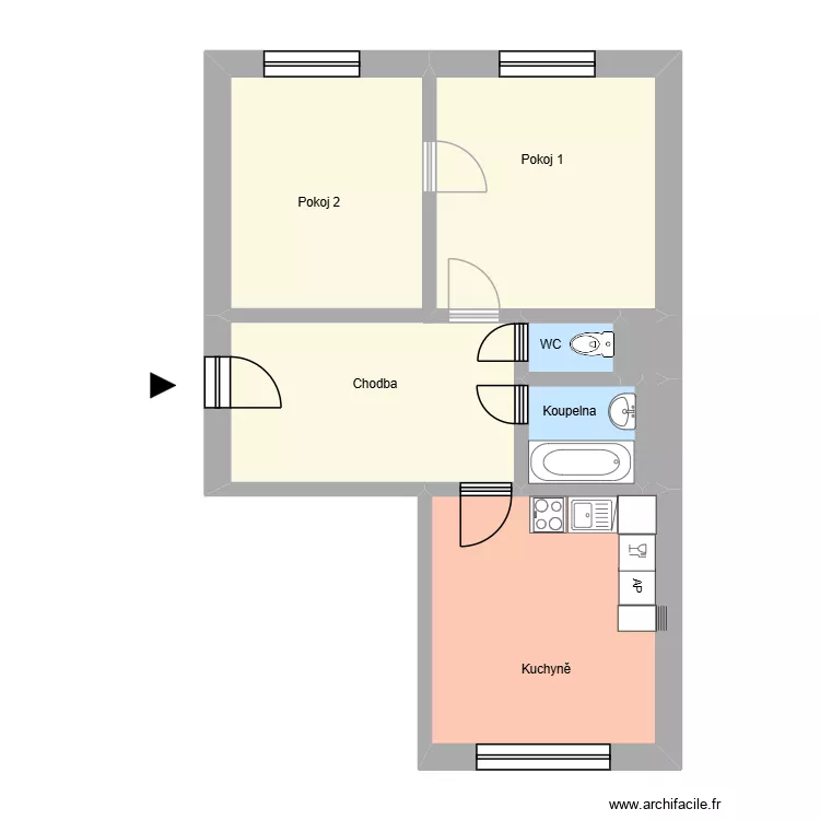 stromovka 1797 byt 2. Plan de 11 et 175 m² stromovka 1797 byt 2. Plan de 11 et 175 m²