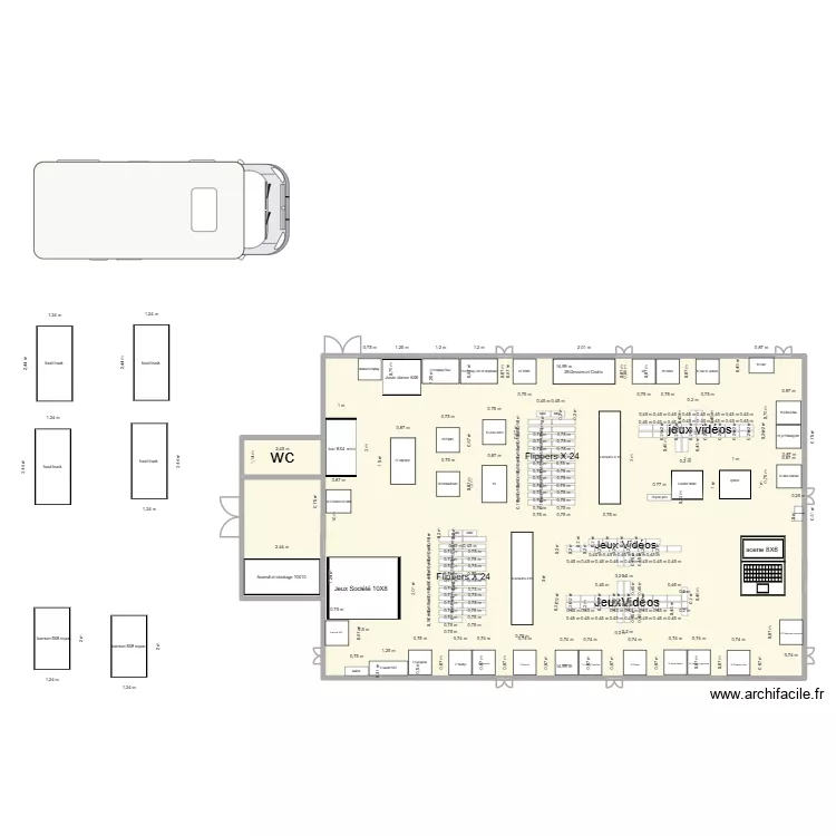 RGV parc expo 20. Plan de 3  et 162 m²