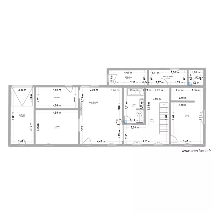 PLAN plomberie VILLEBON. Plan de 10 Pièces et 134 m² PLAN plomberie VILLEBON. Plan de 10 Pièces et 134 m²