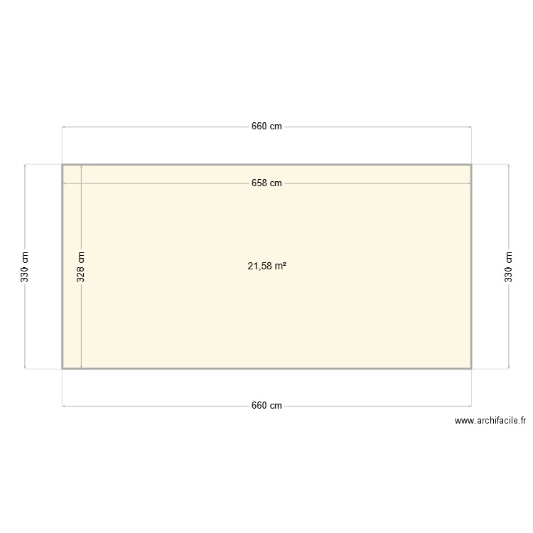 Plan carport avec logiciel vue arrière. Plan de 0 pièce et 0 m2
