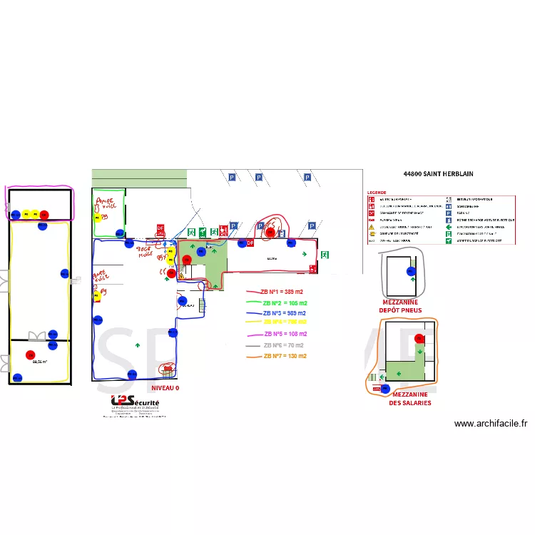 ZB LBA Mazda. Plan de 