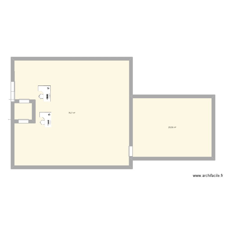 Maquette . Plan de 0 pièce et 0 m2