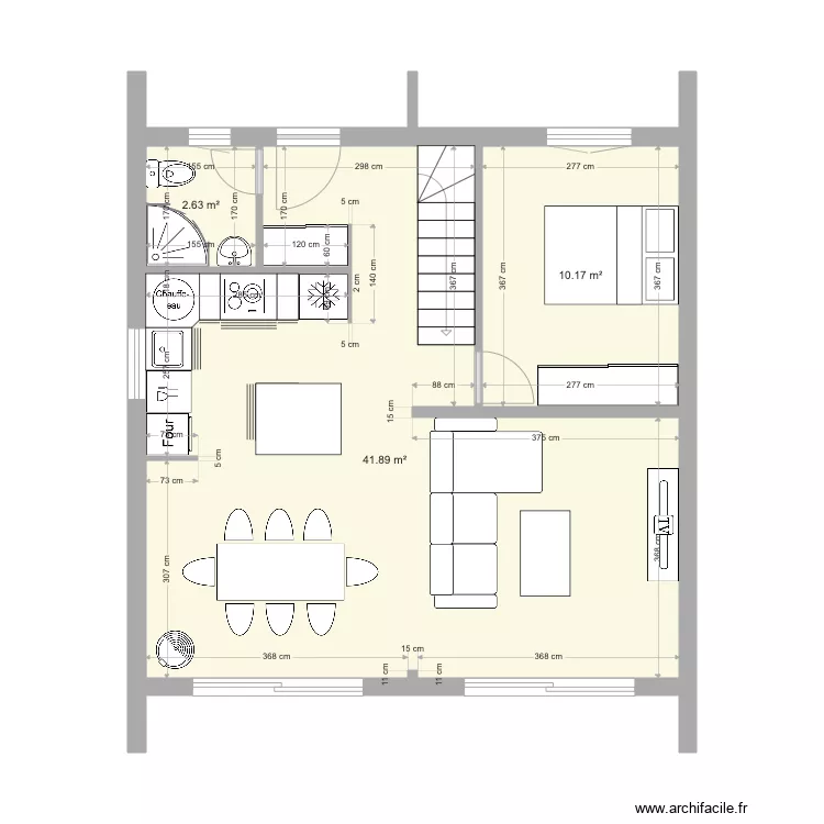 Maison Projet 10 - 110m2. Plan de 