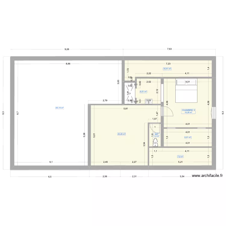 Noilhan 2 edouard toiture. Plan de 