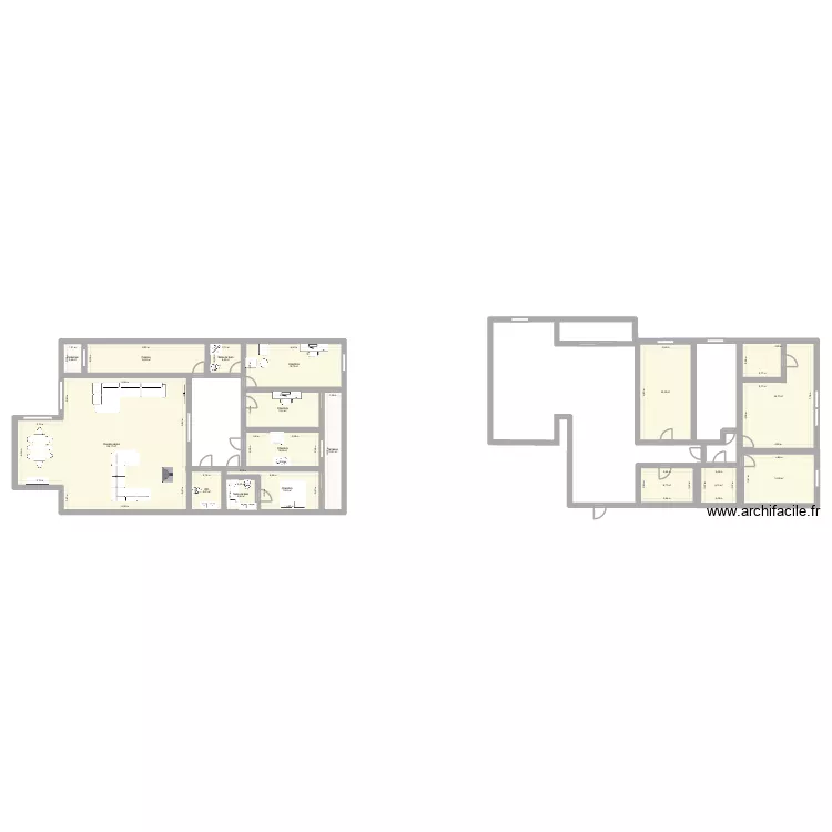 Appart. Plan de 16 pièces et 278 m²