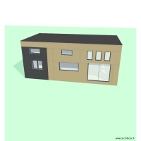 GrandeTiny Mezzanine chambre Nord  toit plat