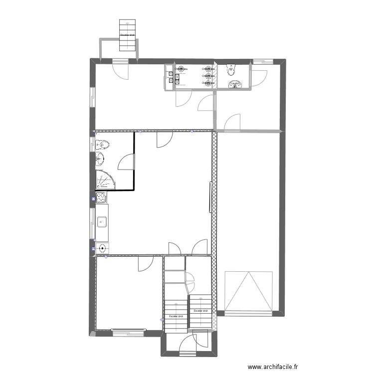 10378 A av. Des Recollets. Plan de 5 pièces et 10 m2