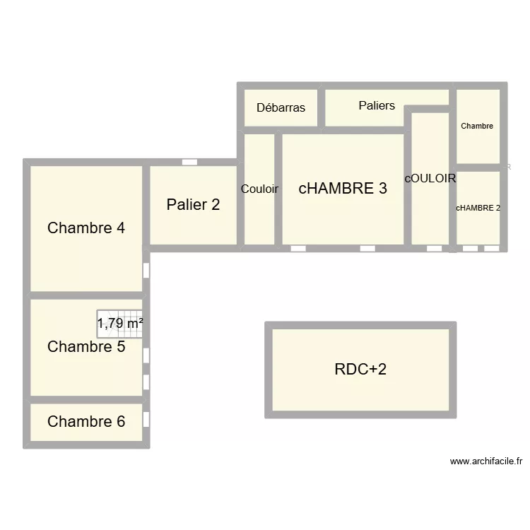 PASCO PASCAL. Plan de 31  et 380 m²