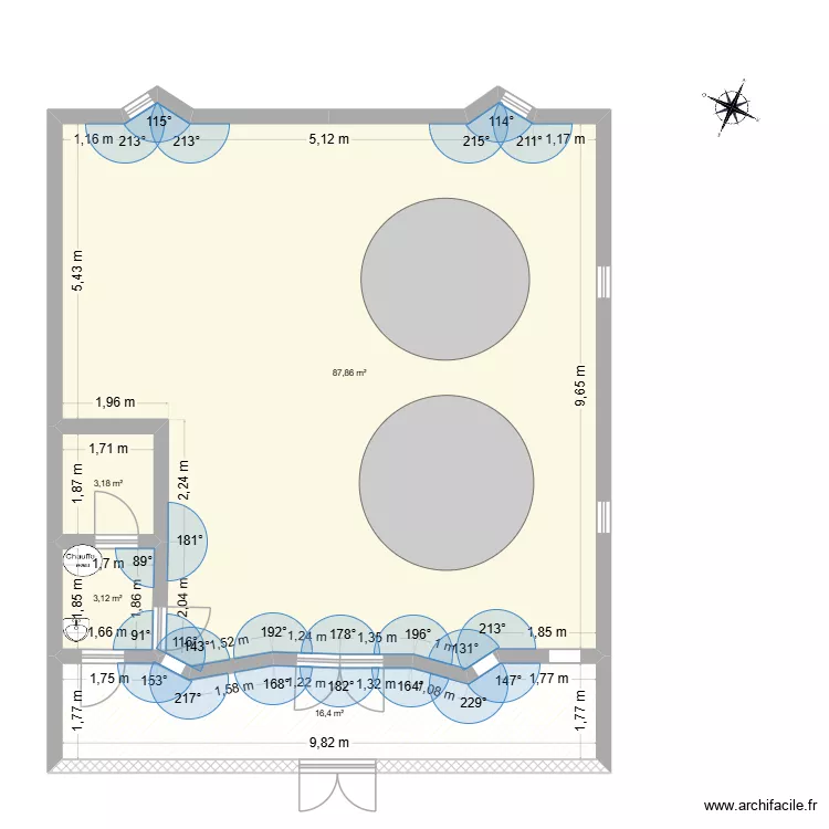 Cooperative Agricole AL WIDIA. Plan de 4 et 111 m² Cooperative Agricole AL WIDIA. Plan de 4 et 111 m²