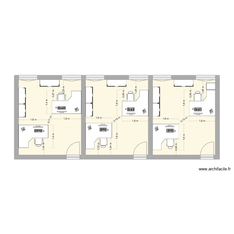 bureau Céline Christine Clarisse. Plan de 0 pièce et 0 m2 bureau Céline Christine Clarisse. Plan de 0 pièce et 0 m2