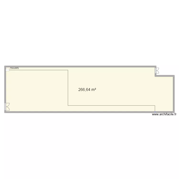 Gestion Chantier. Plan de 1 Pièce et 267 m² Gestion Chantier. Plan de 1 Pièce et 267 m²