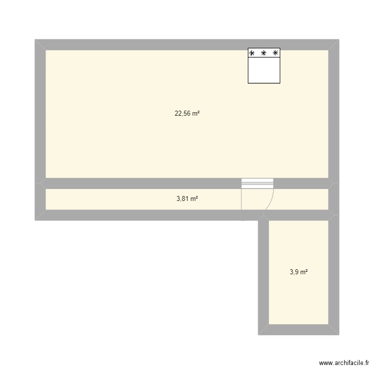 trgerfe. Plan de 0 pièce et 0 m2