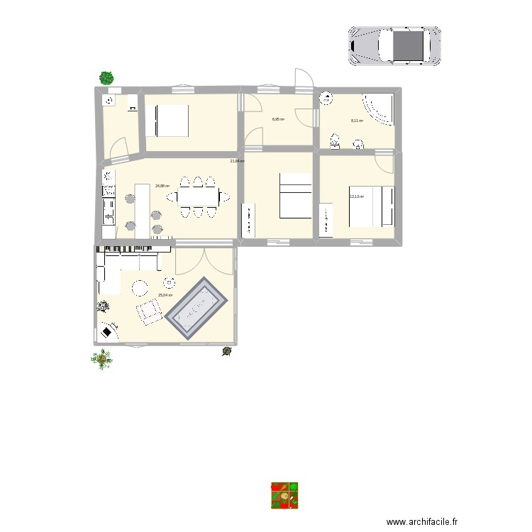 Touver1. Plan de 0 pièce et 0 m2