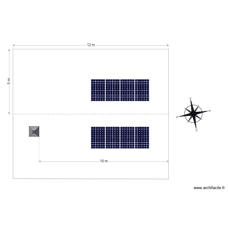 MAISON PARISI. Plan de 