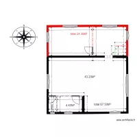 villenauxe  existant et projet avec A