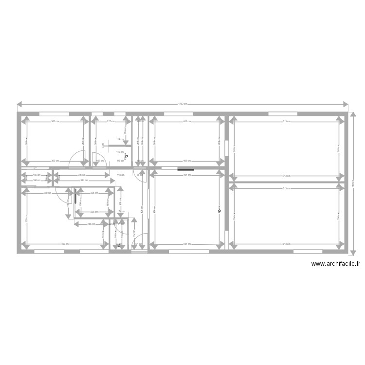 Etage de Vie 2024. Plan de 12 pièces et 116 m2