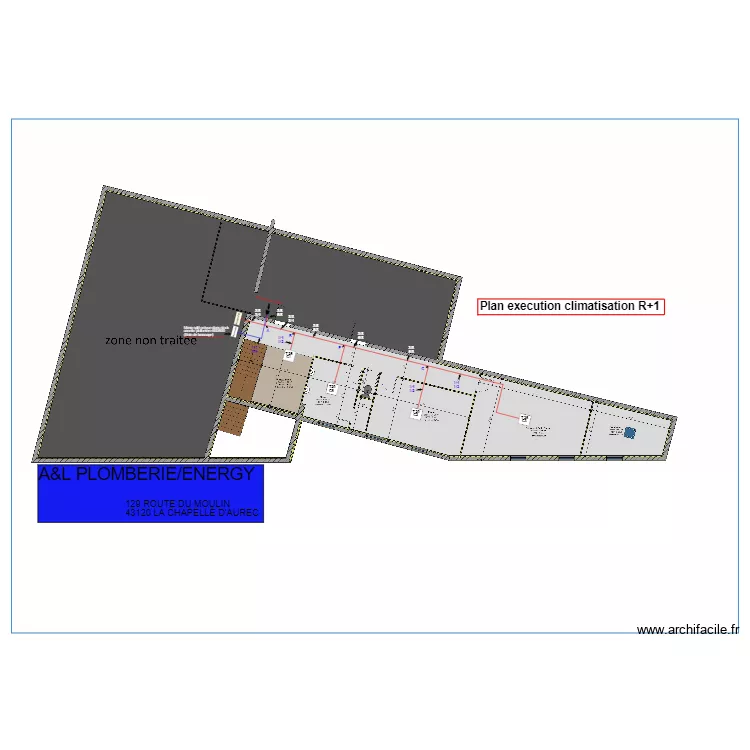 Ambulance Chapuis R+1. Plan de Ambulance Chapuis R+1. Plan de