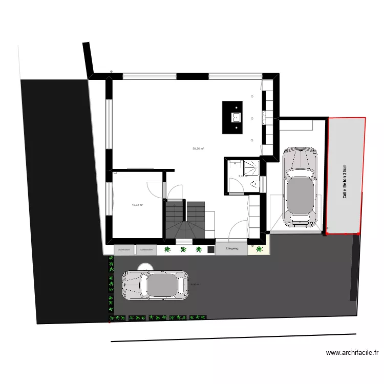 Am&eacute;nagement PP. Plan de 