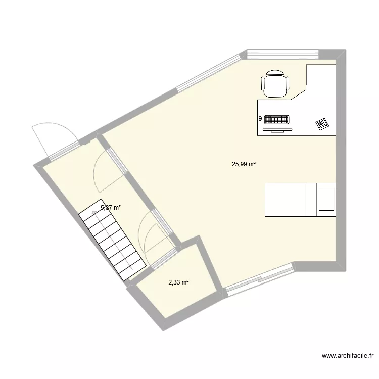 Cab BARBUSSE SOUMIA. Plan de 