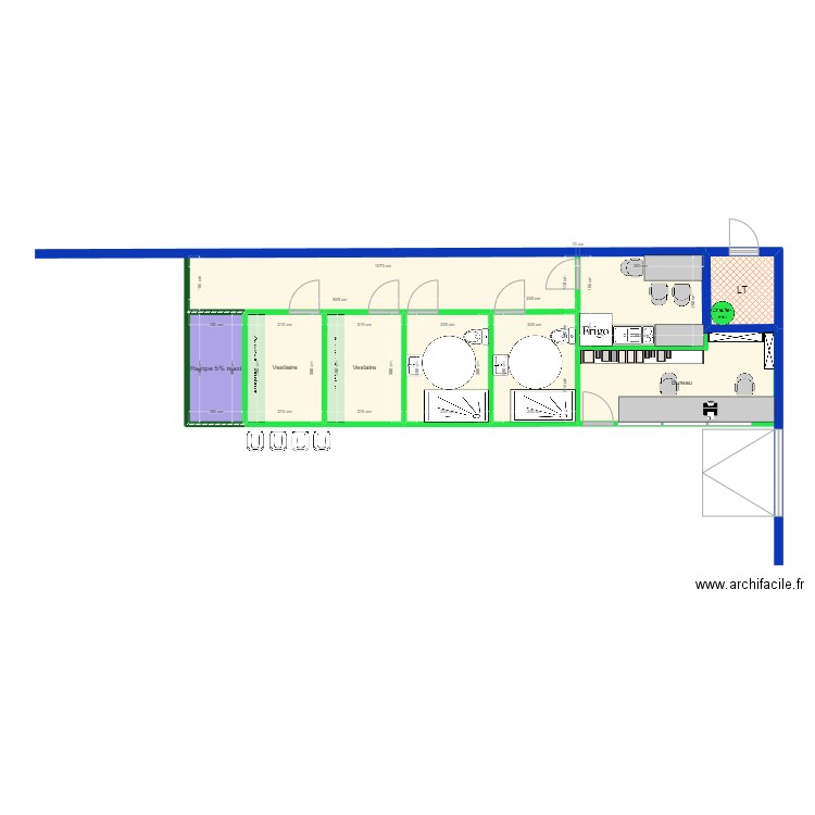 La Palice V2.0. Plan de 8 pièces et 71 m2