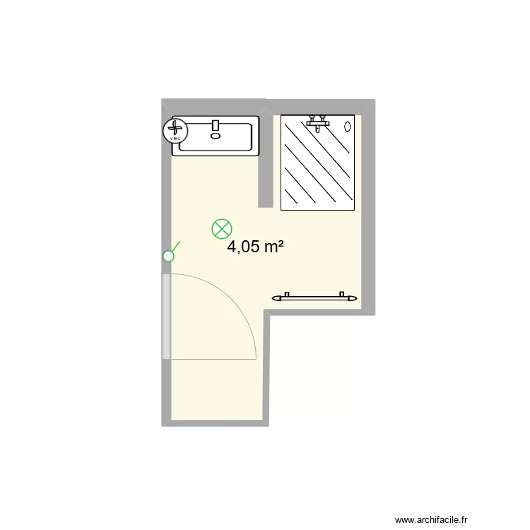 MA SALLE DE BAIN. Plan de 