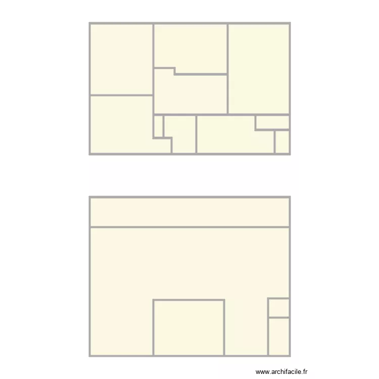 favier. Plan de 15  et 103 m²