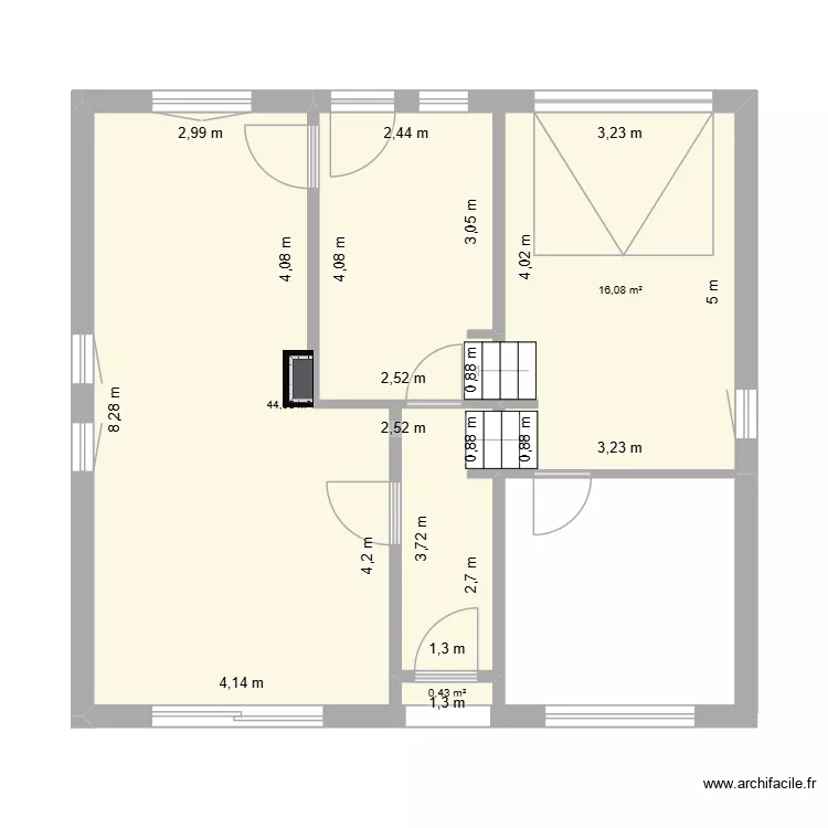 MBFLTco50. Plan de 14  et 188 m²