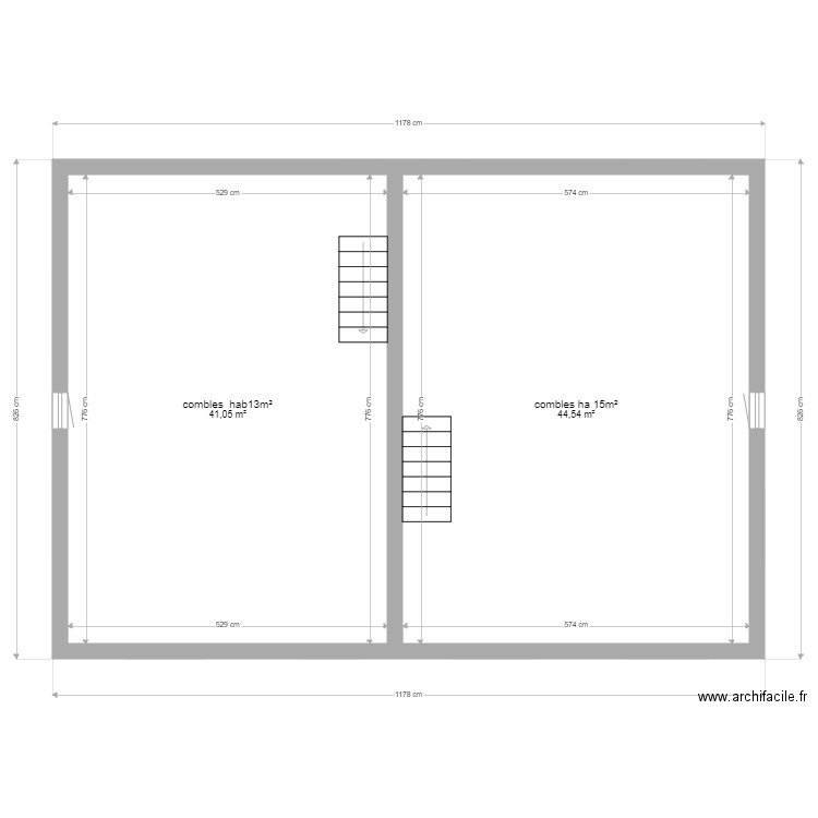 TYSSANDIER Corinne La Chaise Dieu. Plan de 12 pièces et 222 m2