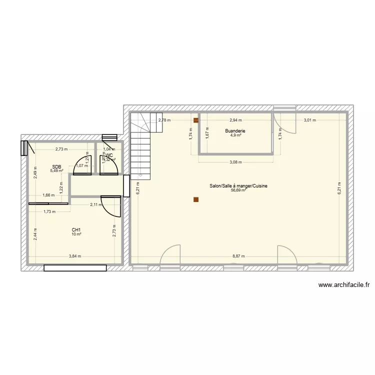 Maison Ferrière coter. Plan de 7 et 148 m² Maison Ferrière coter. Plan de 7 et 148 m²