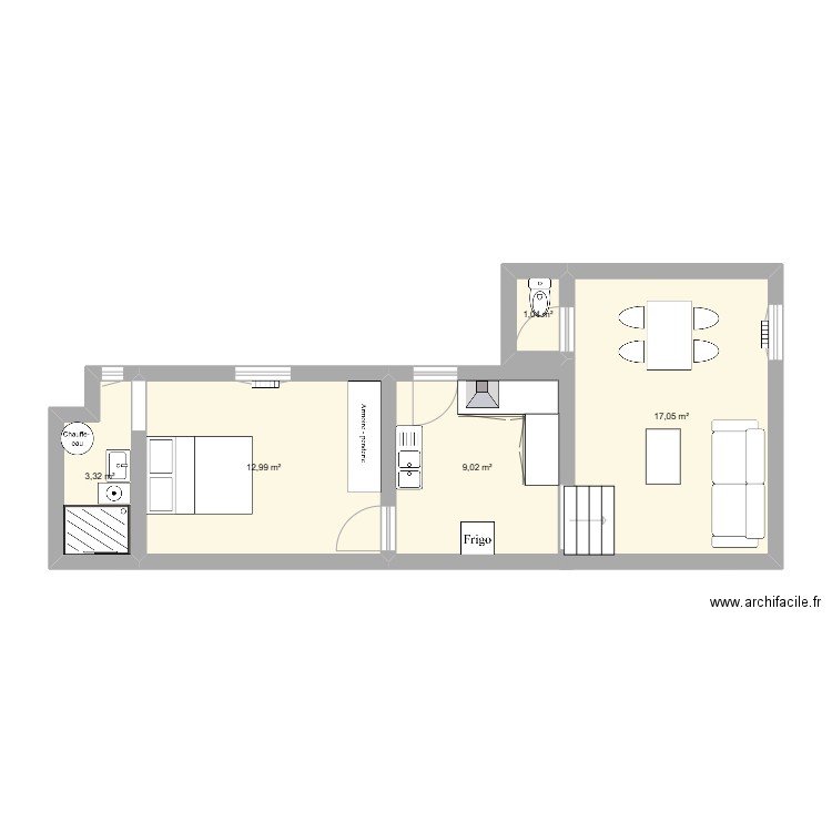 CR appt. Plan de 0 pièce et 0 m2