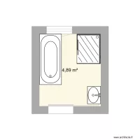 Salle de bain baignoire longue 2