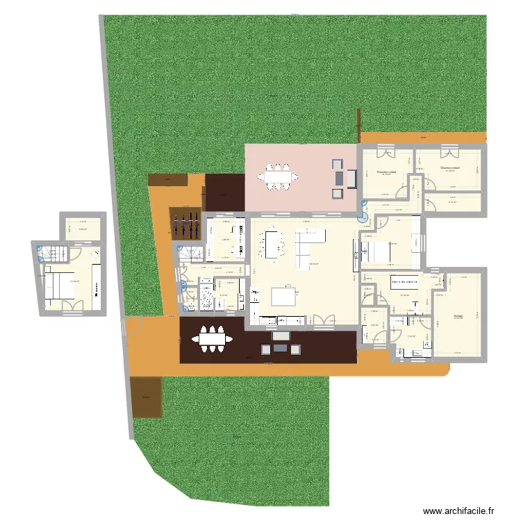 extention 45 m2 au top min. Plan de 18 pièces et 189 m² extention 45 m2 au top min. Plan de 18 pièces et 189 m²