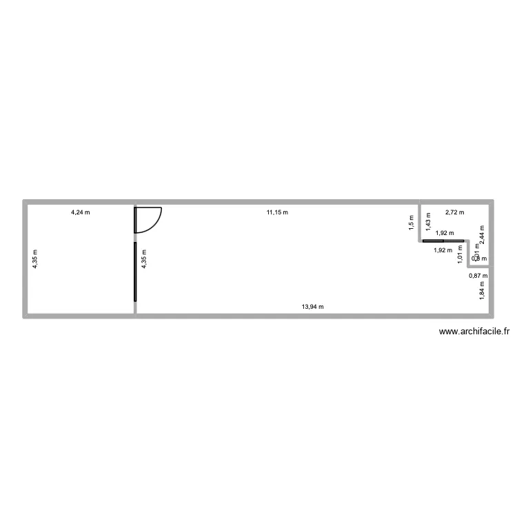 LABO. Plan de 3  et 79 m²