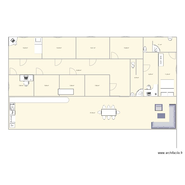 marielou maison techno. Plan de 0 pièce et 0 m2