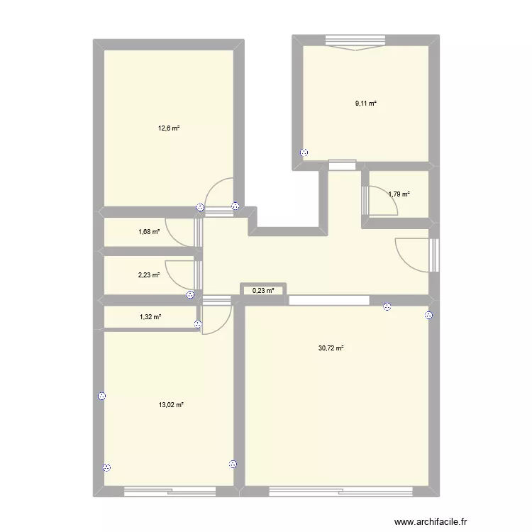 chez moi. Plan de 9 et 73 m² chez moi. Plan de 9 et 73 m²
