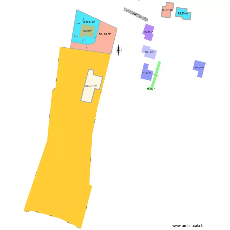 La Cochais A727 V11. Plan de 