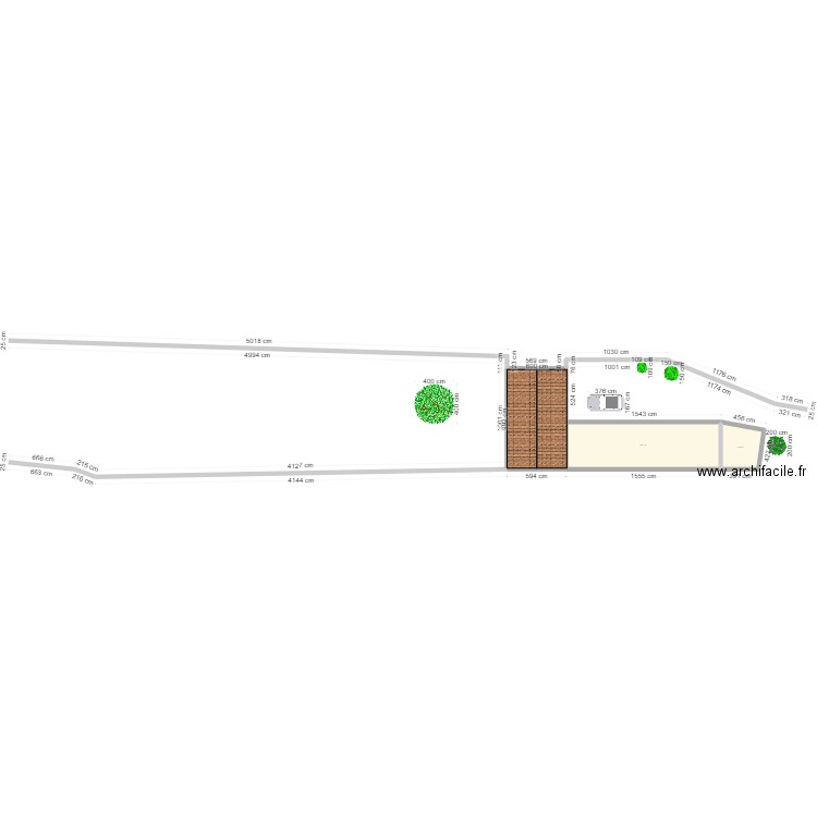 Maison Arthies Mesuré. Plan de 3 pièces et 141 m2