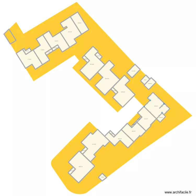 VALRAS. Plan de 30 et 1342 m² VALRAS. Plan de 30 et 1342 m²