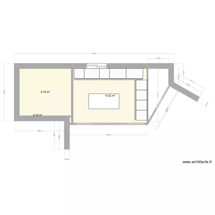 Maison Grisolles - A06 DARTY. Plan de 3 et 23 m² Maison Grisolles - A06 DARTY. Plan de 3 et 23 m²
