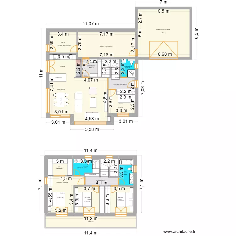 Villa GREG-G&eacute;G&eacute; 2025 V6. Plan de 