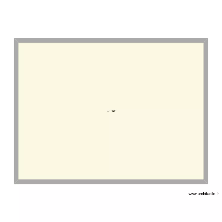 claudine. Plan de 1  et 98 m²