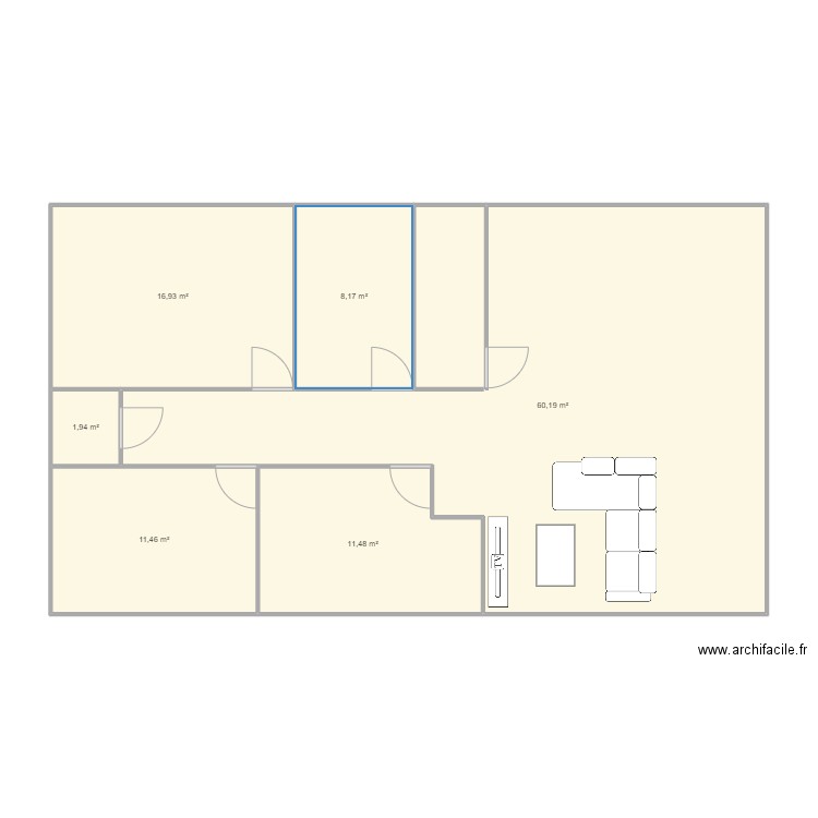 aAppartement. Plan de 0 pièce et 0 m2