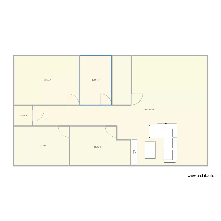 aAppartement. Plan de aAppartement. Plan de