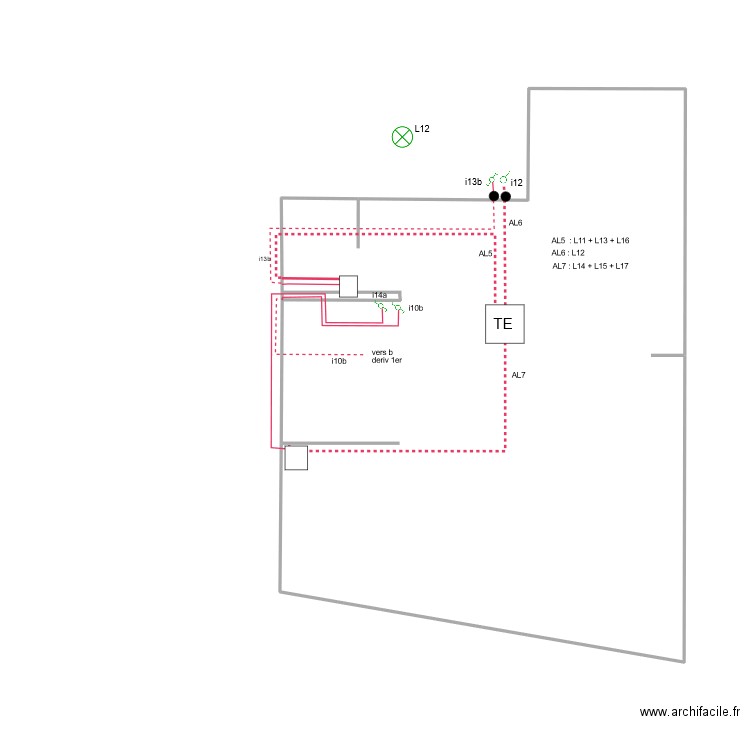 PRIO lumiere 2 eme final. Plan de 1 pièce et 46 m2