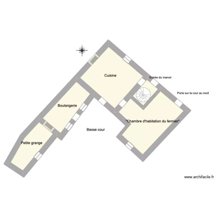 Manoir_1806. Plan de 