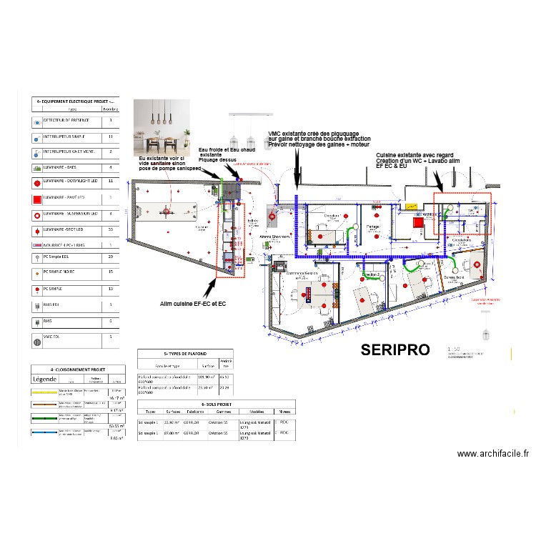 Séripro Plomberie. Plan de 0 pièce et 0 m2